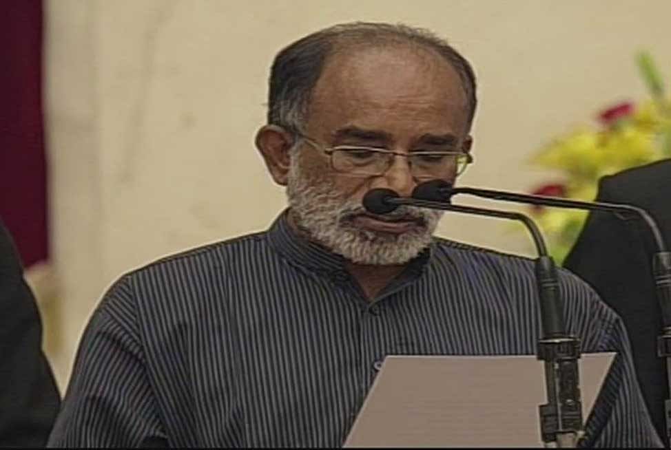 Newly appointed Union Minister K Alphons. Picture courtesy ANI