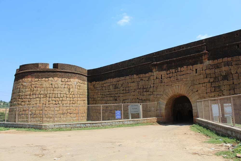A view of Devanahalli Fort.