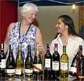 Wide Variety: Visitors at the international wine festival which began in Bangalore on Saturday. DH Photo
