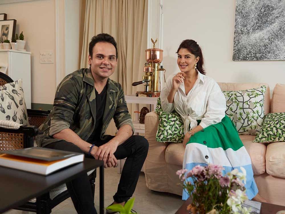 HOME SECRETS Ashiesh Shah with Jacqueline Fernandes in 'Design HQ'.