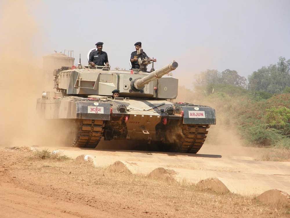 The Arjun Main Battle Tank (MBT) of the Indian Army, a formidable Made in India combat beast, reflects the prowess of the country's indigenous defence manufacturing capabilities.