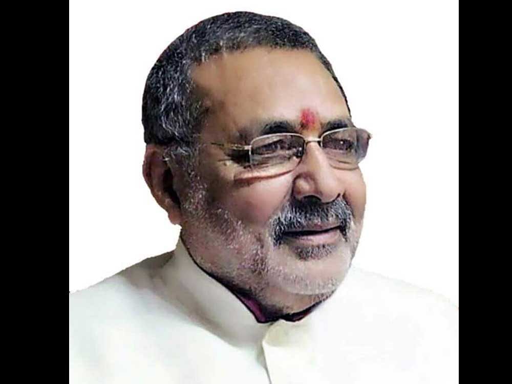 The CISF personnel reportedly dealt firmly with Giriraj's supporters who were adamant on entering the restricted zone of the airport terminal without proper identification document.