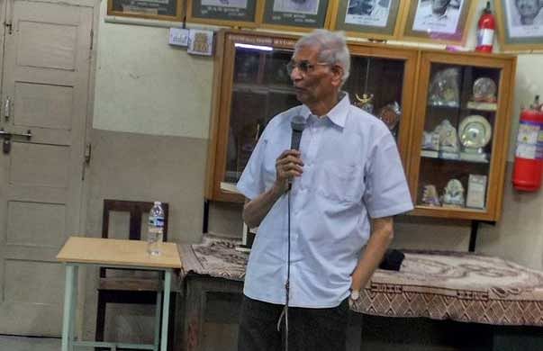 Noted Marathi writer and senior journalist H M Marathe passed away following a prolonged illness at a hospital here today, his family sources said. He was 77. Picture courtesy Twitter