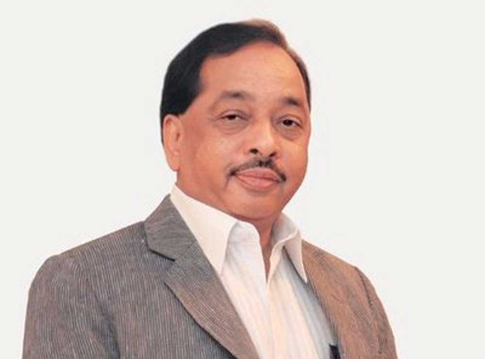 Narayan Rane, who floated the new outfit Maharashtra Swabhiman Paksha, has placed himself firmly behind the BJP, as he came out in all praises for Prime Minister Modi's bullet train project. Picture courtesy Twitter