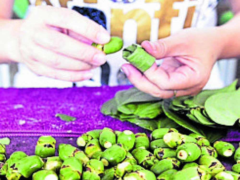 Green betel nut
