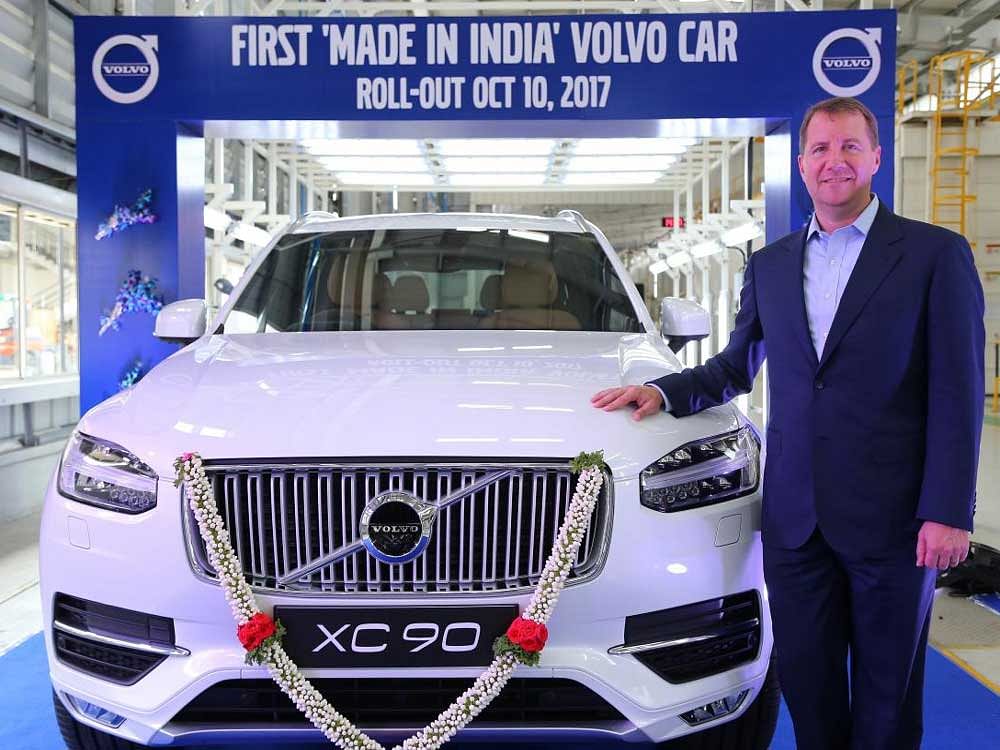 Charles Frump unveils Volvo's first Made in India XC90.