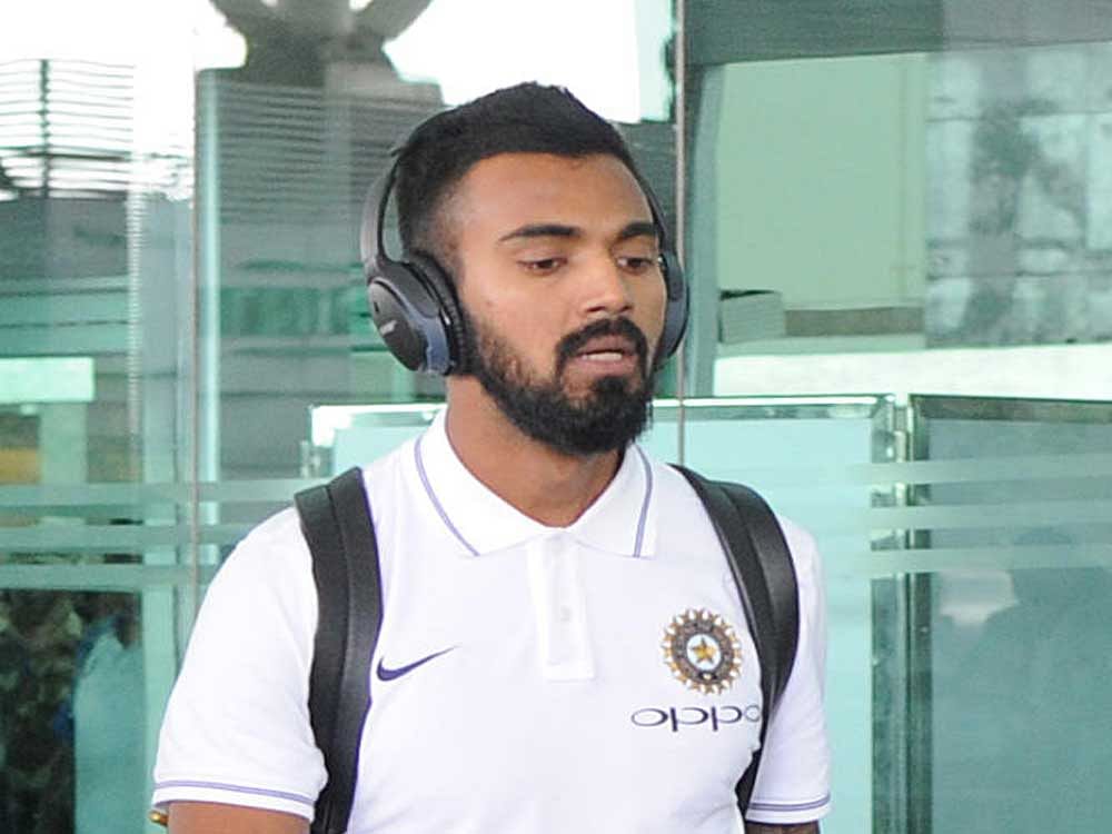 RAW DEAL: KL Rahul was axed from the Indian ODI squad against New Zealand. DH Photo