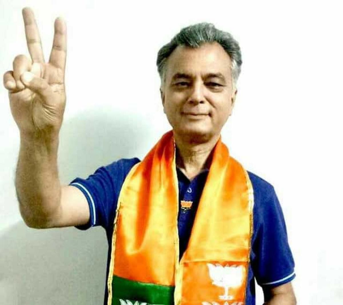 Anil Sharma who was a Cabinet minister in the Virbhadra Government till recently joined the BJP on October 15 and is now official candidate of the party from Mandi Sadar Assembly constituency. Picture courtesy Twitter
