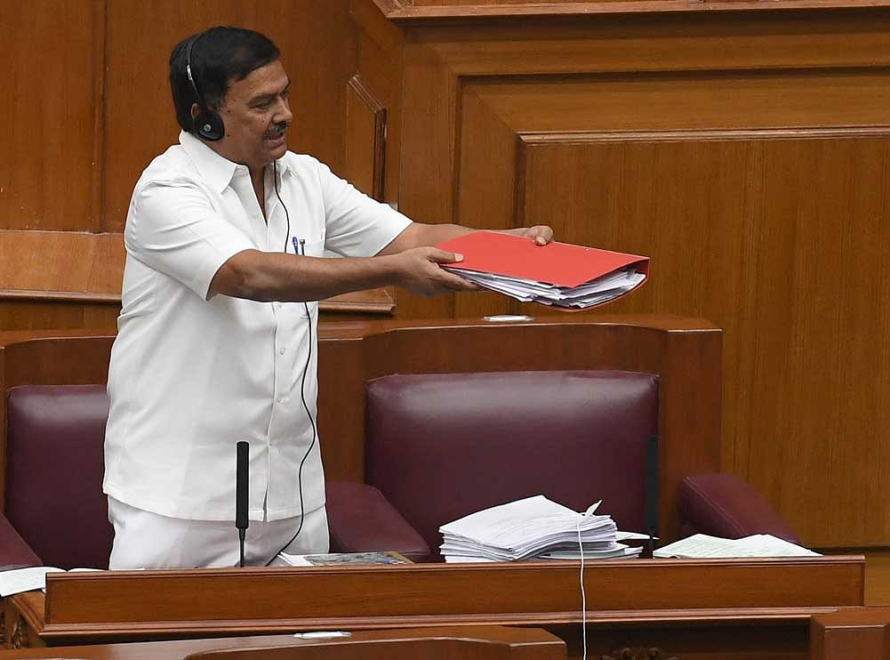 Congress legislator K Shivamurthy Nayak. DH file photo