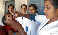 Polio eradication campaign showing good progress