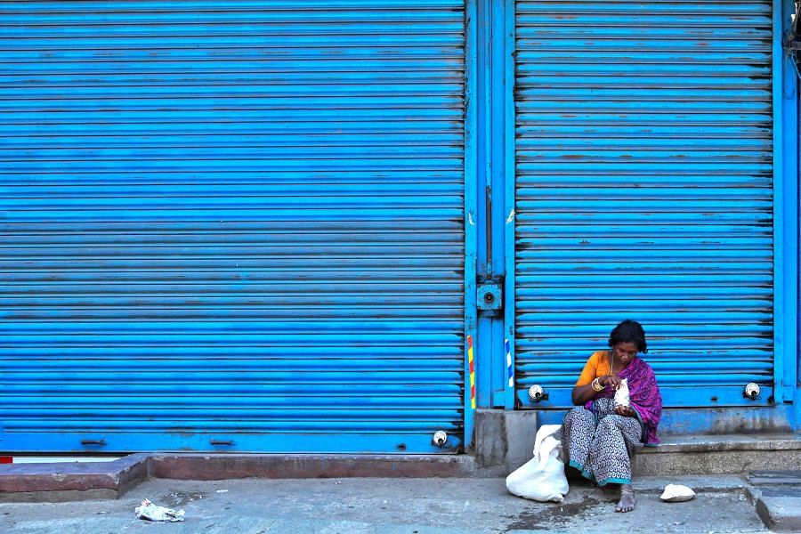 Shut till now, standalone shops will be allowed to open in green zones in Karnataka. Credit: AFP Photo