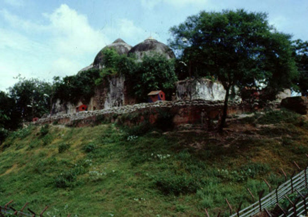 Babri Masjid and Ram Janambhoomi at Ayodhya, DH File photo