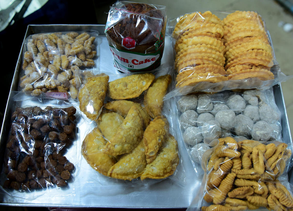 A traditional platter of sweets called 'kuswar'. PHOTO BY AUTHOR