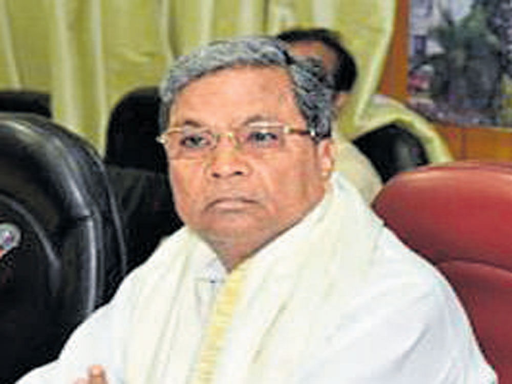 Chief Minister Siddaramaiah. DH file photo