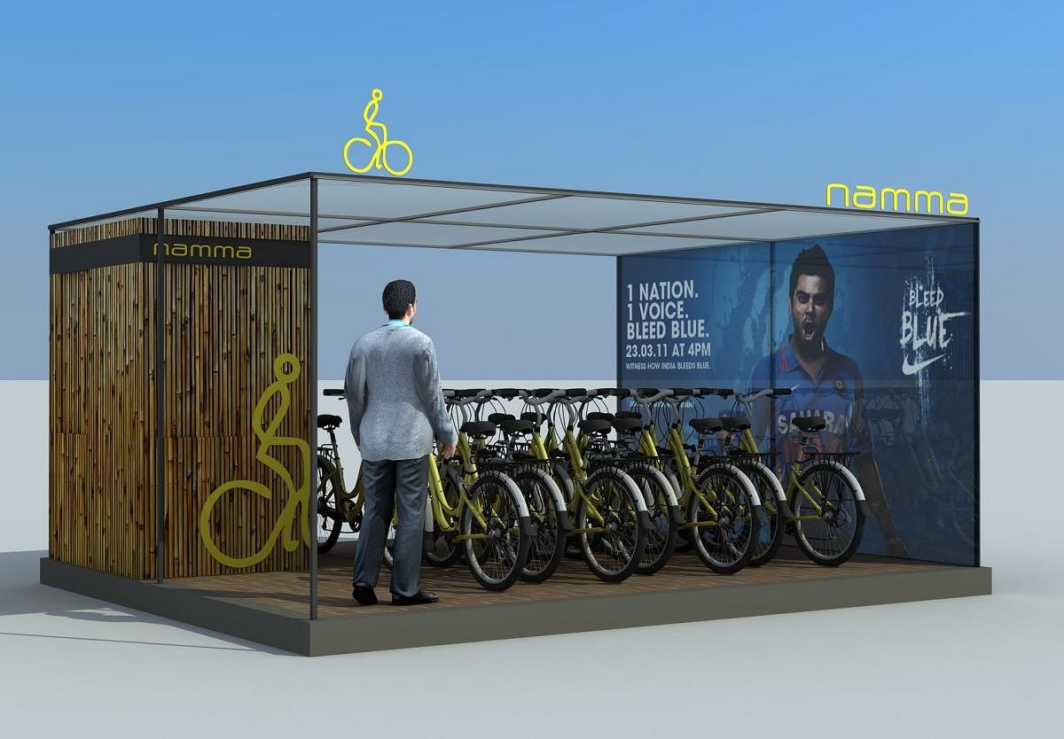 Cycle stations will come up near the park gates on MG Road, Kasturba Road, Hudson Circle and Ambedkar Veedhi.