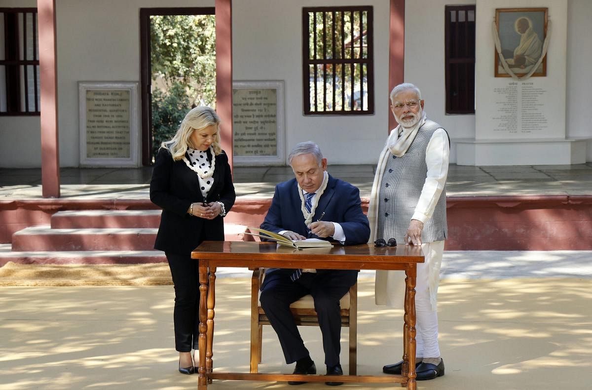 Mahatma Gandhi humanity's great prophet, says Netanyahu