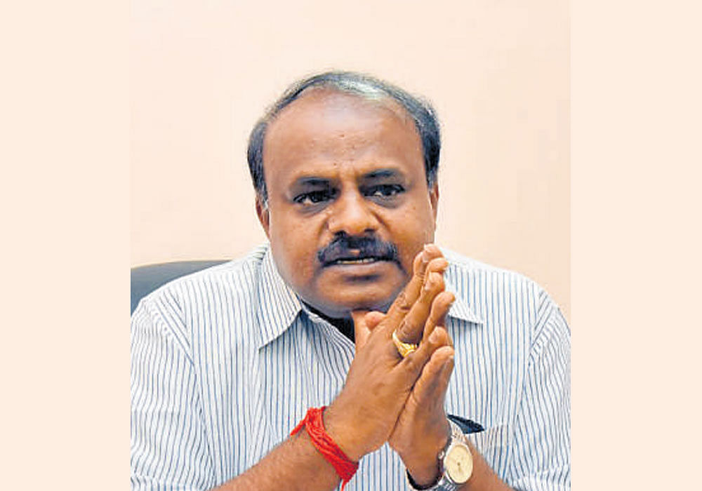 CM has deputed four ministers to collect money: HDK