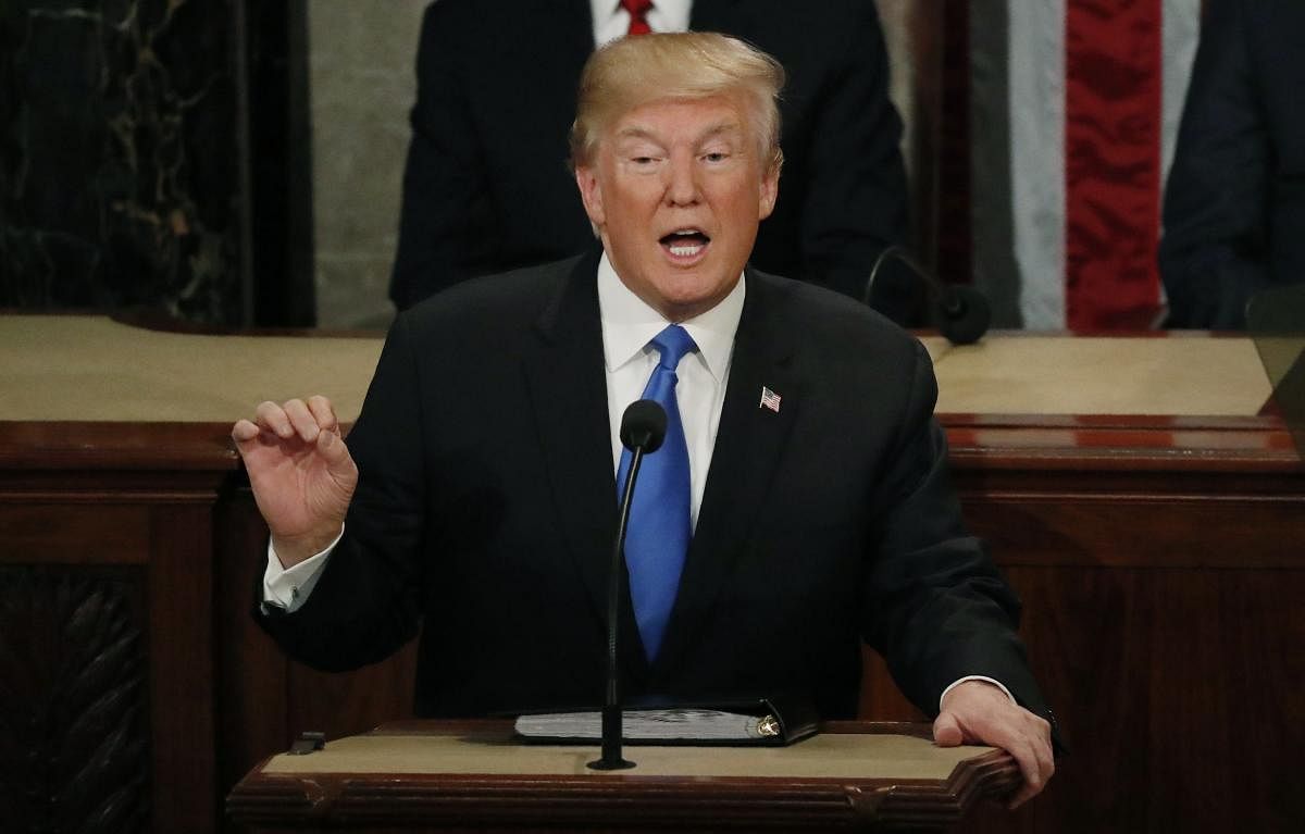U.S. President Trump delivers his State of the Union address in Washington, Reuters Photo