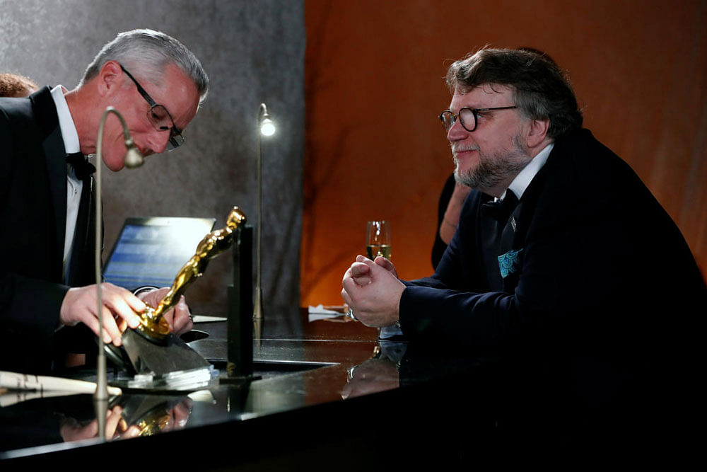 Guillermo del Toro hit the jackpot in this year's Academy Award, with his film bagging 4 awards, including Best Director and the coveted Best Picture. Reuters photo.