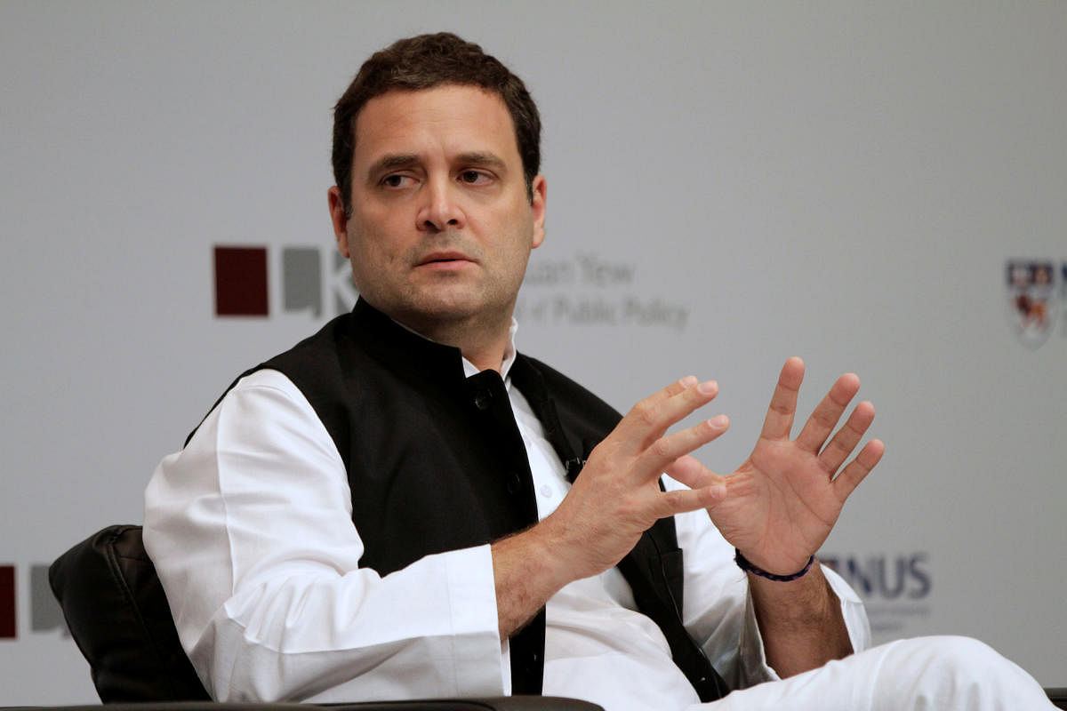Congress president Rahul Gandhi. Reuters Photo