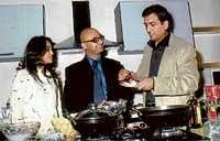 Top Chef: Sanjeev Kapoor demonstrates a dish.