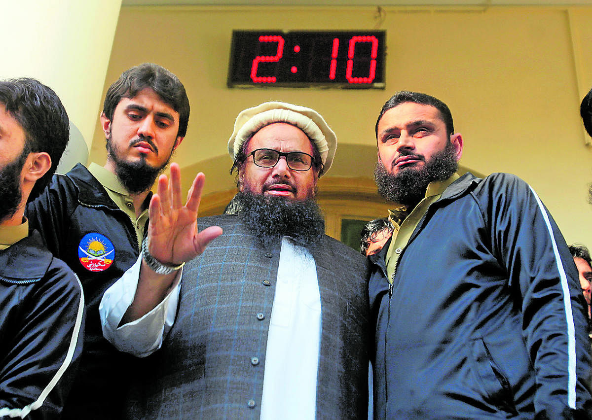 LeT's Hafiz Saeed is listed as a person also wanted by Interpol for his involvement in terrorist activities. Reuters file photo
