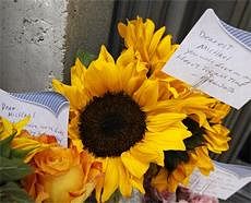 Flowers and mementoes are placed outside the mausoleum housing the crypt of Michael Jackson at Forest Lawn Memorial Park in Glendale, Calif. on Friday,AP