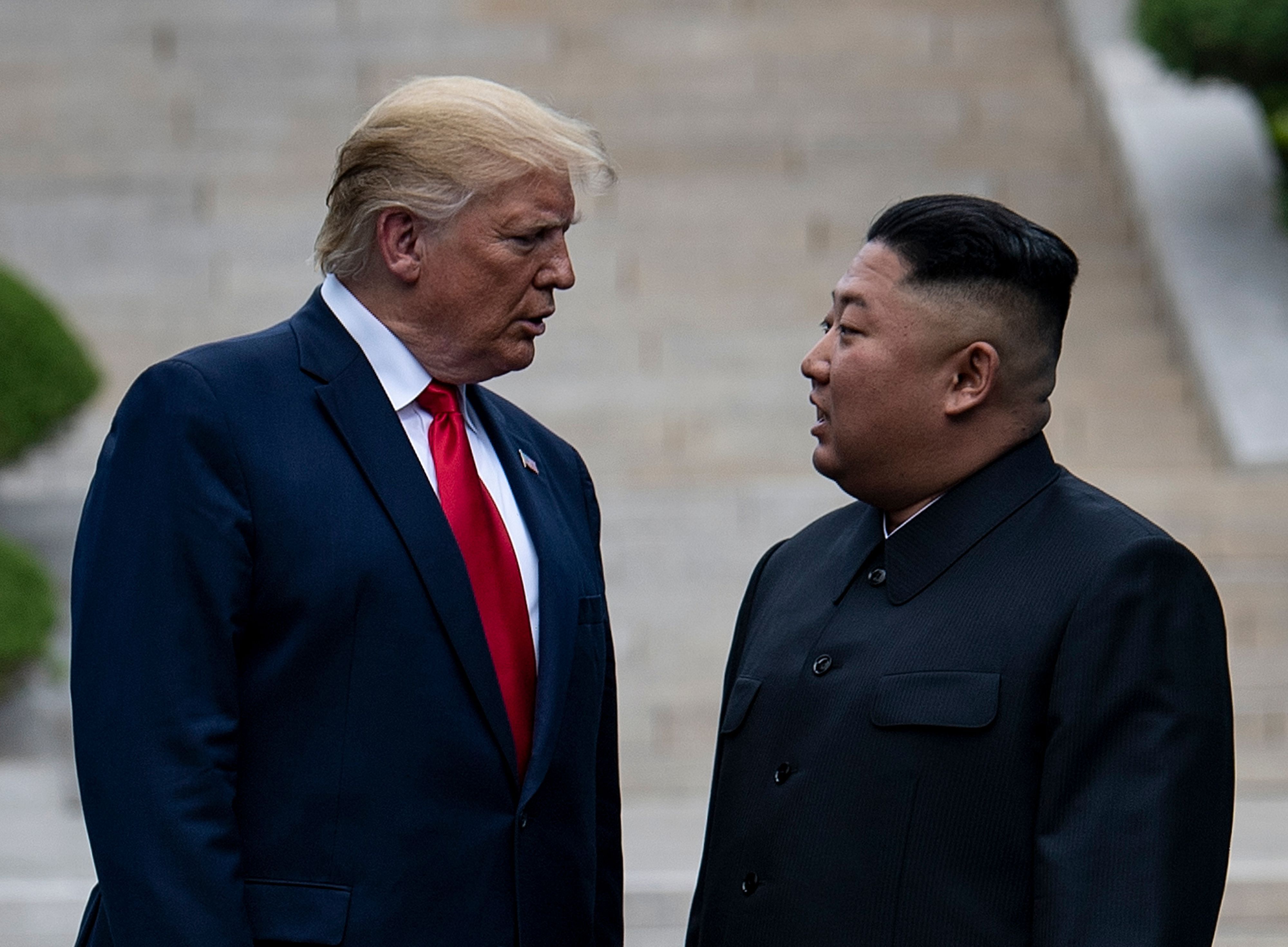 President Donald Trump and North Korea's leader Kim Jong-un. (AFP File Photo)