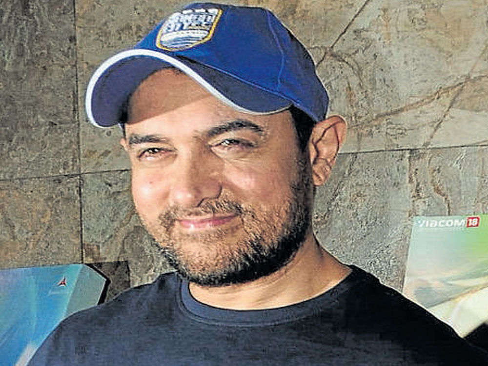 Aamir Khan believes he is not a natural actor and unlike others has to work his way through a performance to reach the perfect pitch. File photo