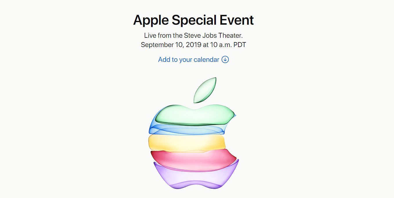 Apple will host Special Event at Steve Jobs Theater on September 10, 2019