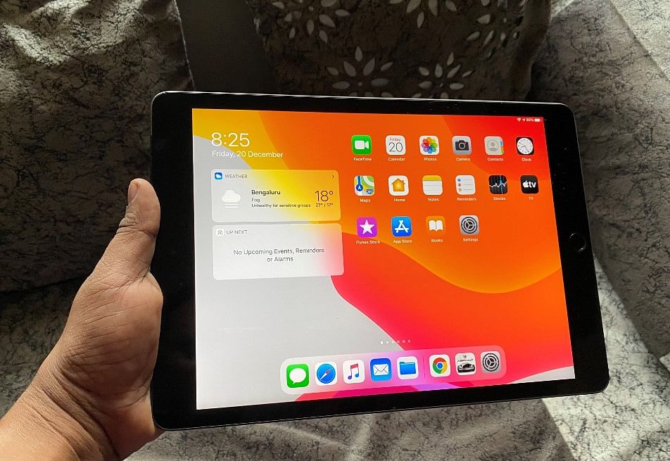 Apple iPad (7th Gen) sports a 10.2-inch retina display (DH Photo/Rohit KVN)