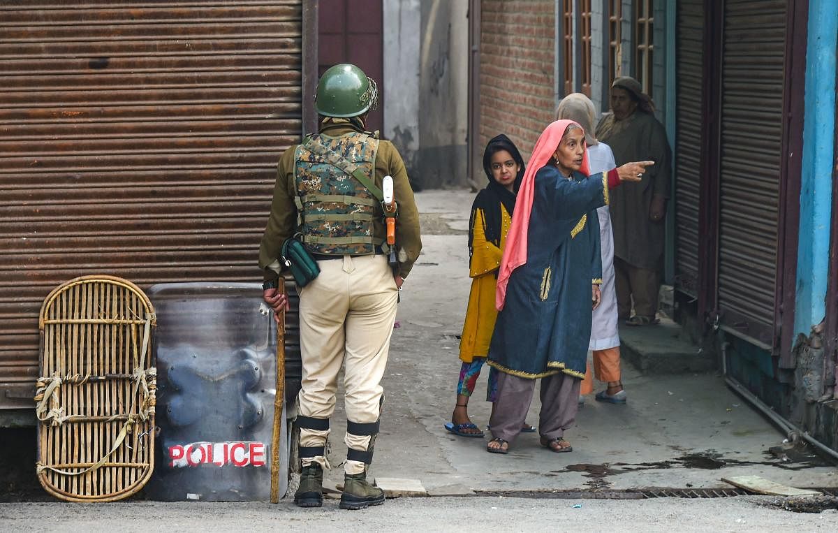 Representative image of Jammu and Kashmir. PTI Photo