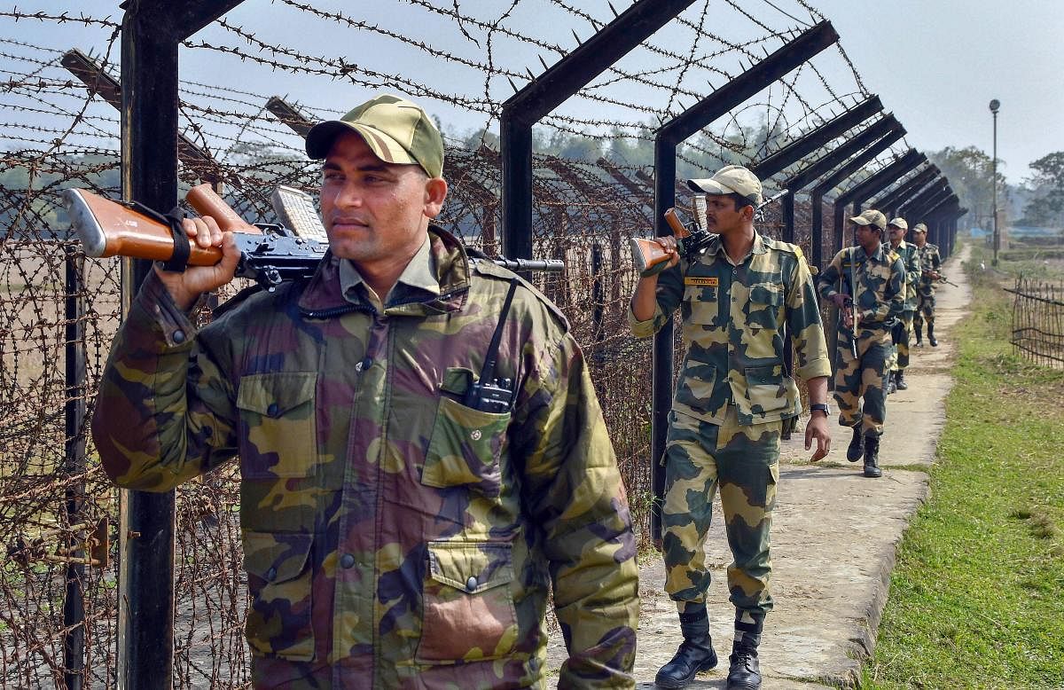Speaking to reporters, Inspector General of BSF (South Bengal Frontier) Y B Khurania said that the outflow of such illegal Bangladeshi migrants is highest through North 24 Parganas district which shares border with Bangladesh. Credit: PTI