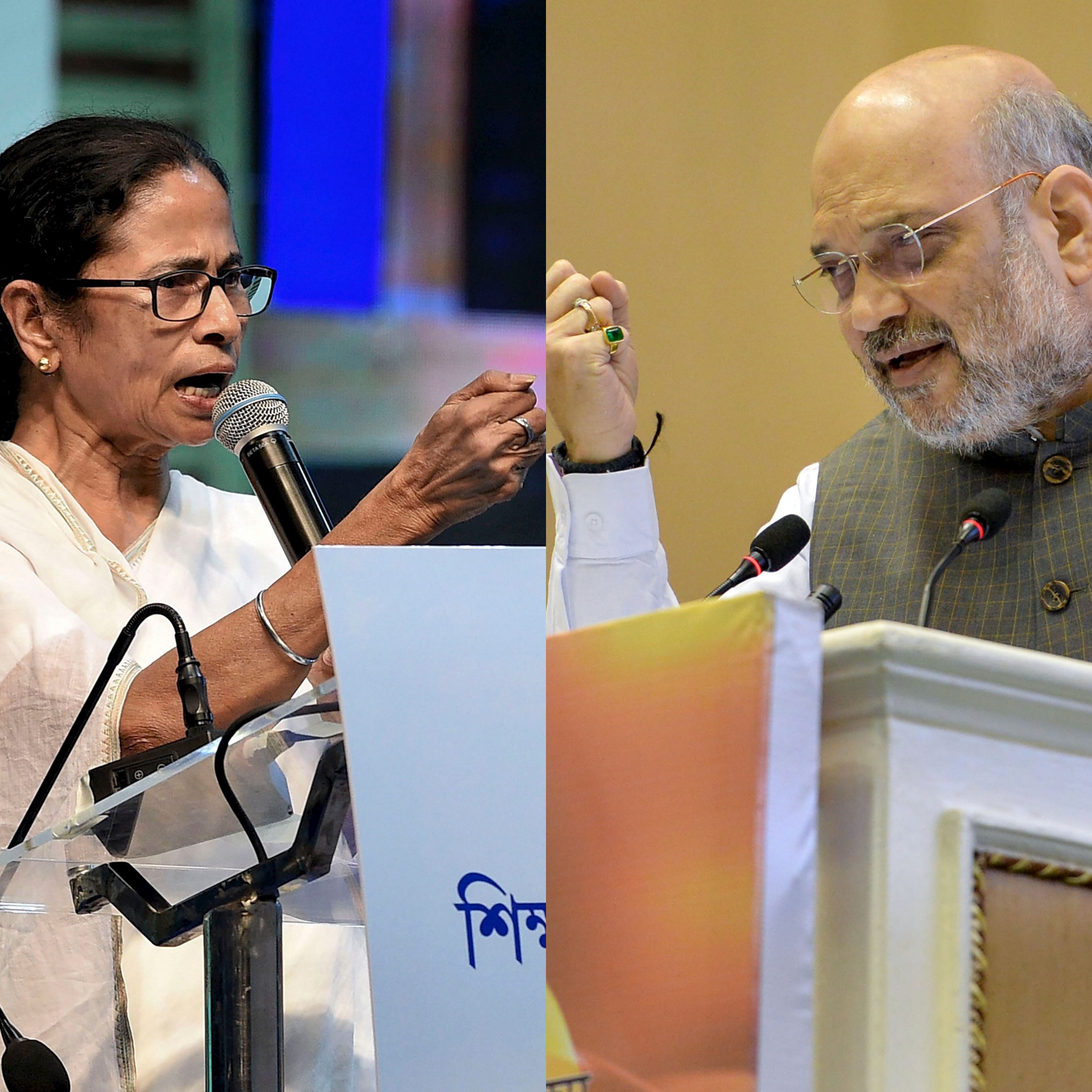 The TMC believes it will be able make Amit Shah's push for Hindi into issue during the next Bengal polls. (PTI Photo)