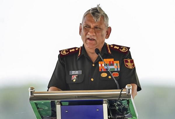 Chief of Defence Staff Gen Bipin Rawat. (PTI Photo)