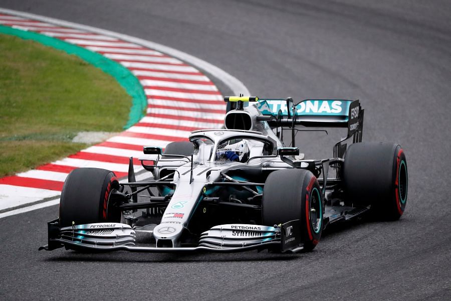 Mercedes driver Valtteri Bottas was fastest in practice for the weekend's Japanese Grand Prix. Picture credit: Reuters