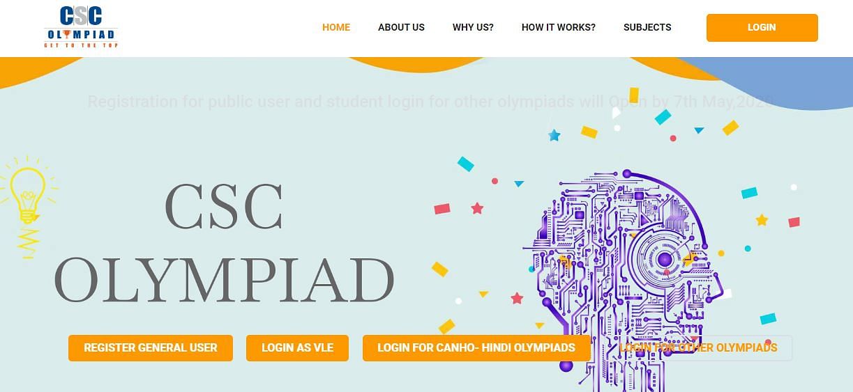 CSC Olympiad website (screen-grab)