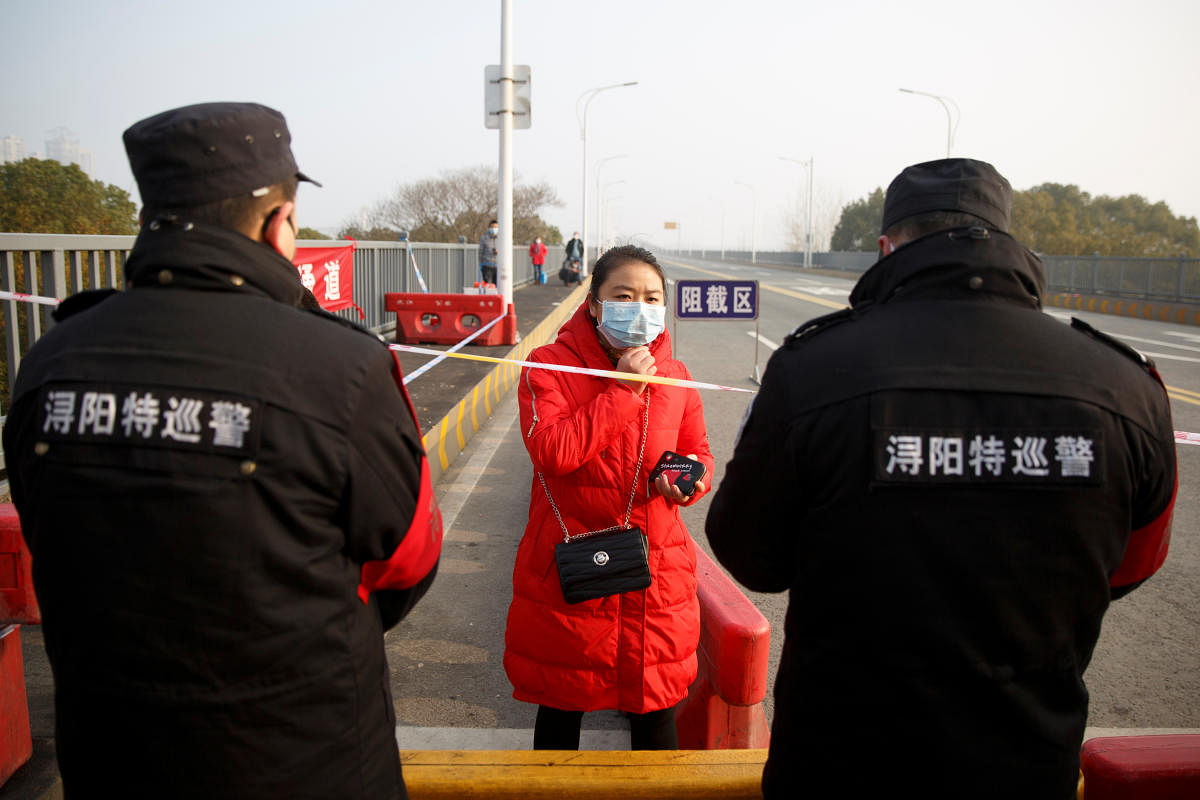 China, as the country is hit by an outbreak of a new coronavirus. (Reuters Photo)