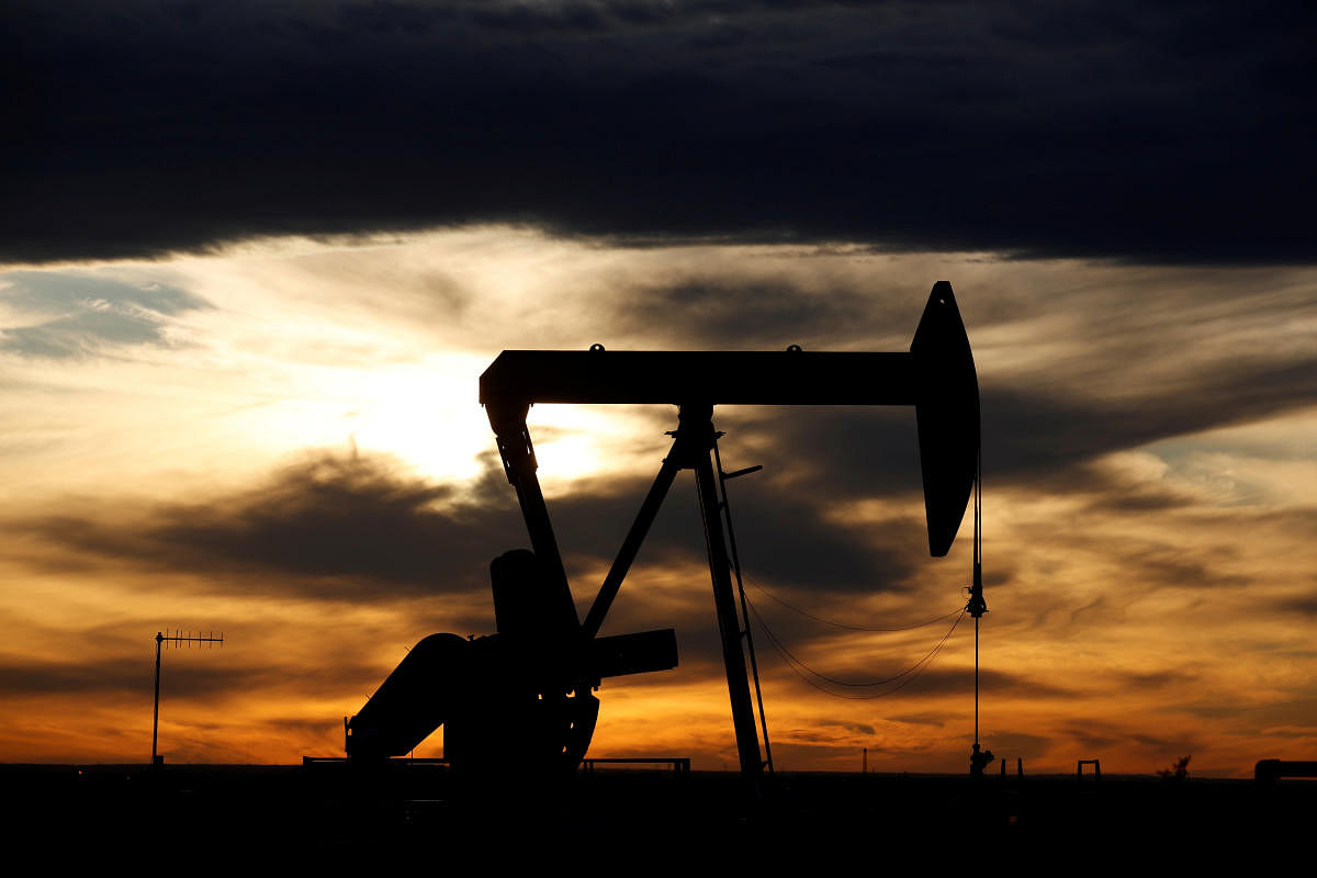 A crude oil pump jack (Reuters Photo)
