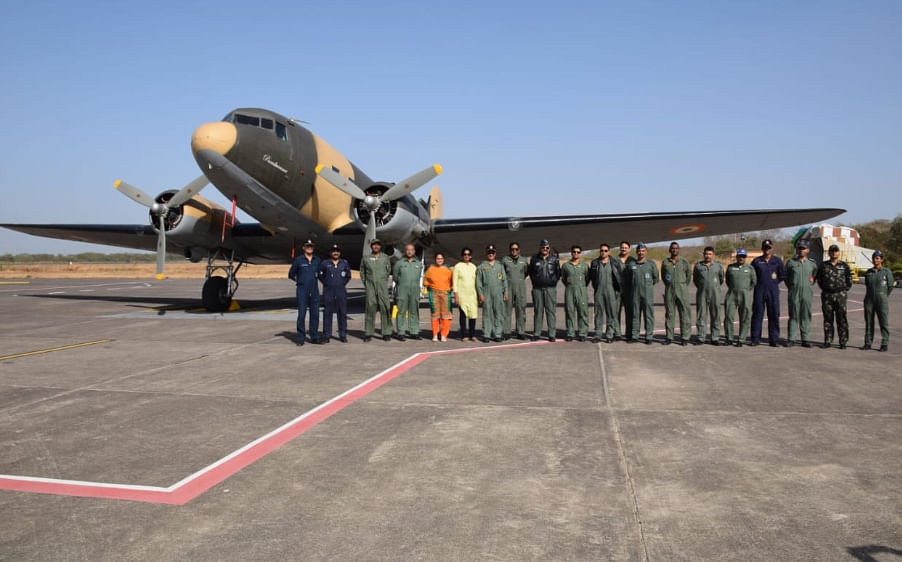 Those imposing flying machines carried troops of the Sikh Regiment's first battalion. But beyond this first transport role, the Dakota transformed into a fearsome bomber aircraft, thanks to the efforts of an officer: Air Commodore Mehar Singh. 