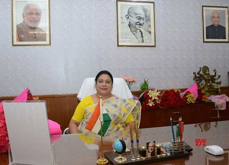 Debasree Chaudhuri was introduced to politics during her college days. She has worked in the BJP's youth wing and women's front for many years in West Bengal. (Image: PIB/Twitter)