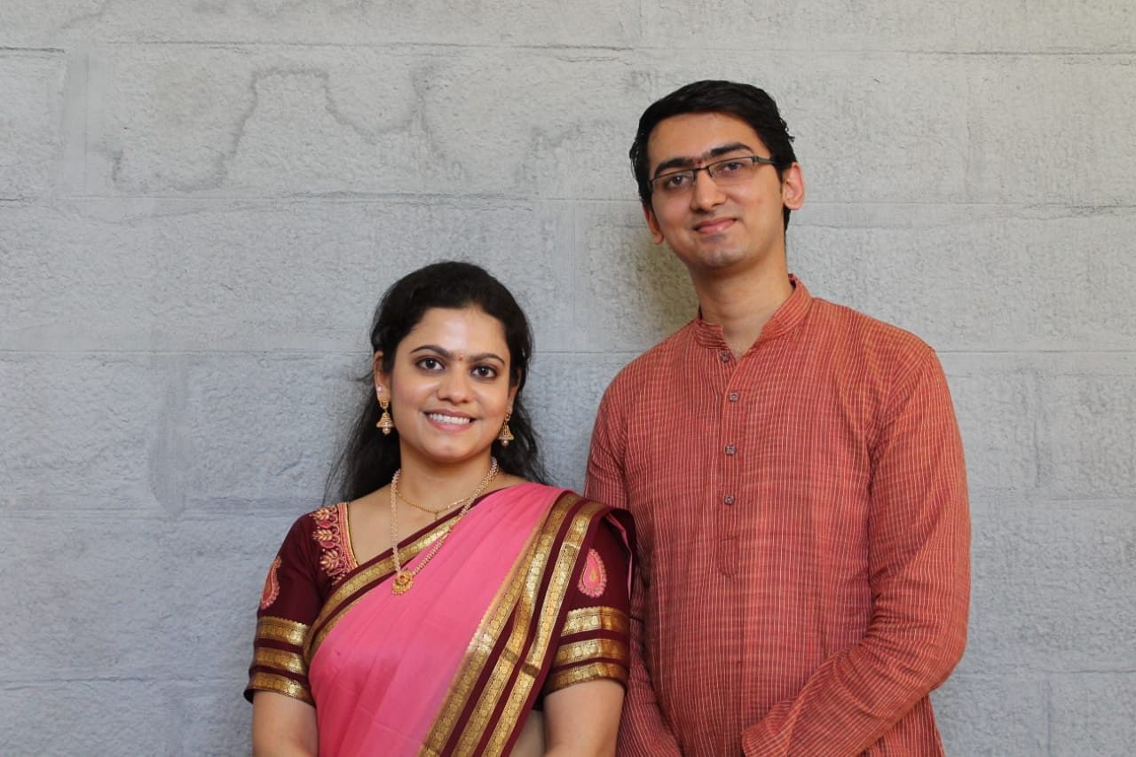 Dr Niteesh Bharadwaj and wife Inchara 