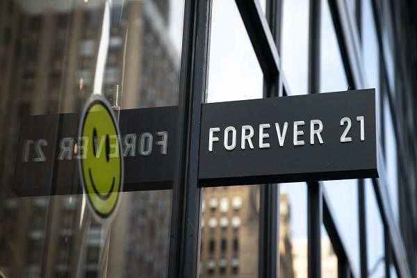 A Forever 21 store stands in Herald Square in Manhattan. (Photo/AFP)
