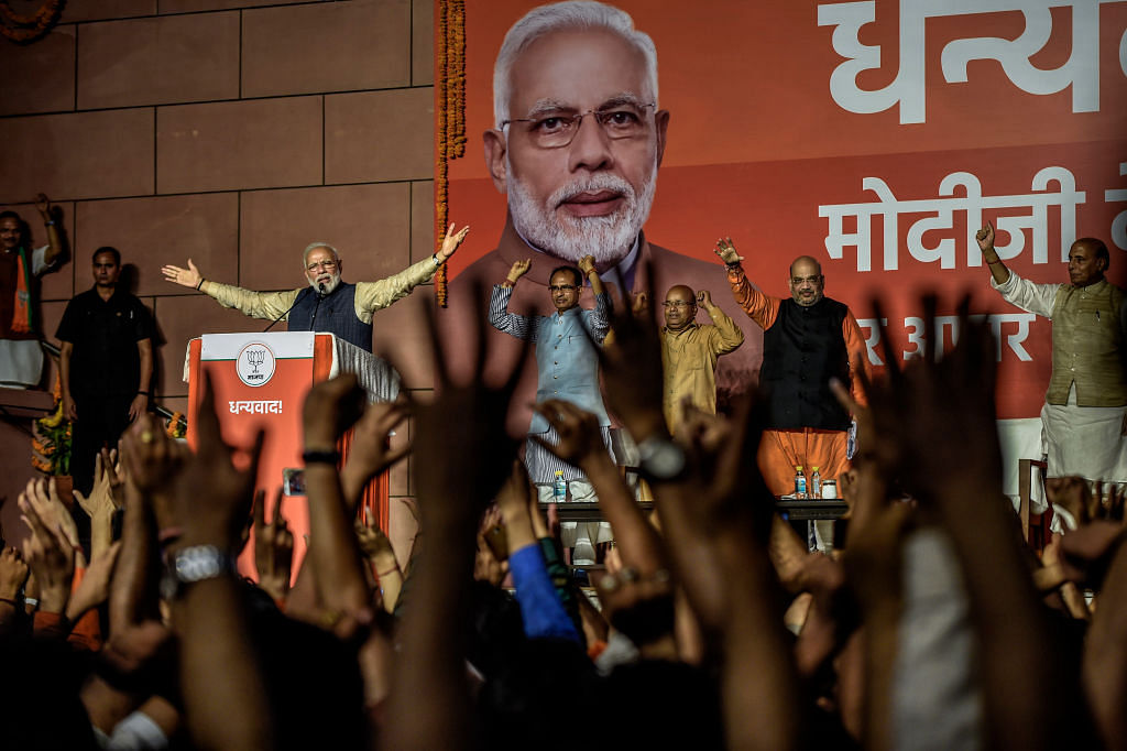 BJP incurred the maximum expenditure, Rs 651.64 crore under Publicity, which forms 43.58% of the total expenditure incurred by all political parties on publicity while Congress spent Rs 476.83 crore on this count. (Credit: Getty Images)