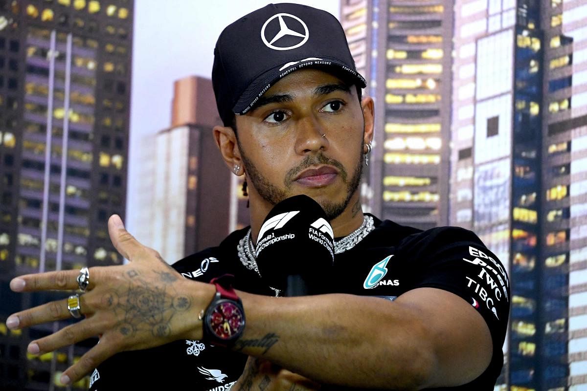 Mercedes' British driver Lewis Hamilton. (AFP photo)