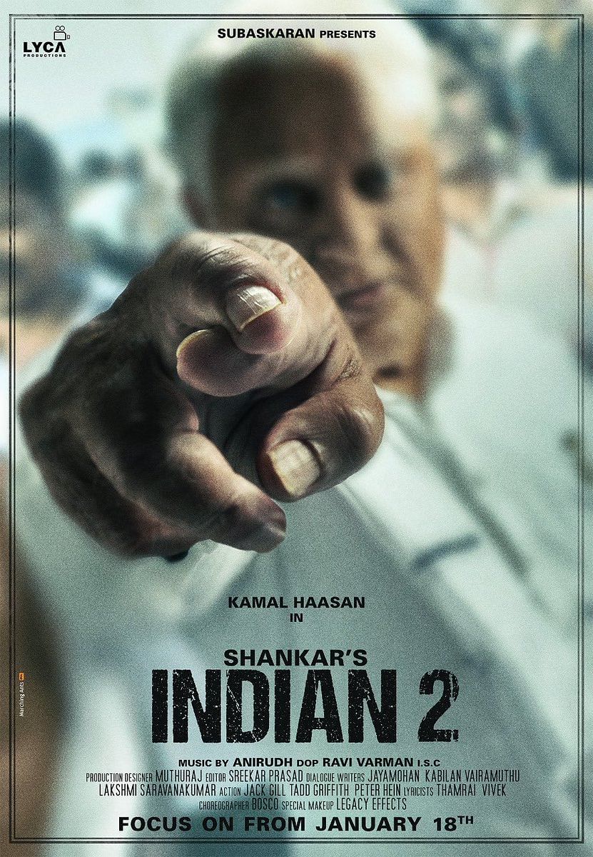 Kamal Haasan in Indian 2. (Credit:IMDb)