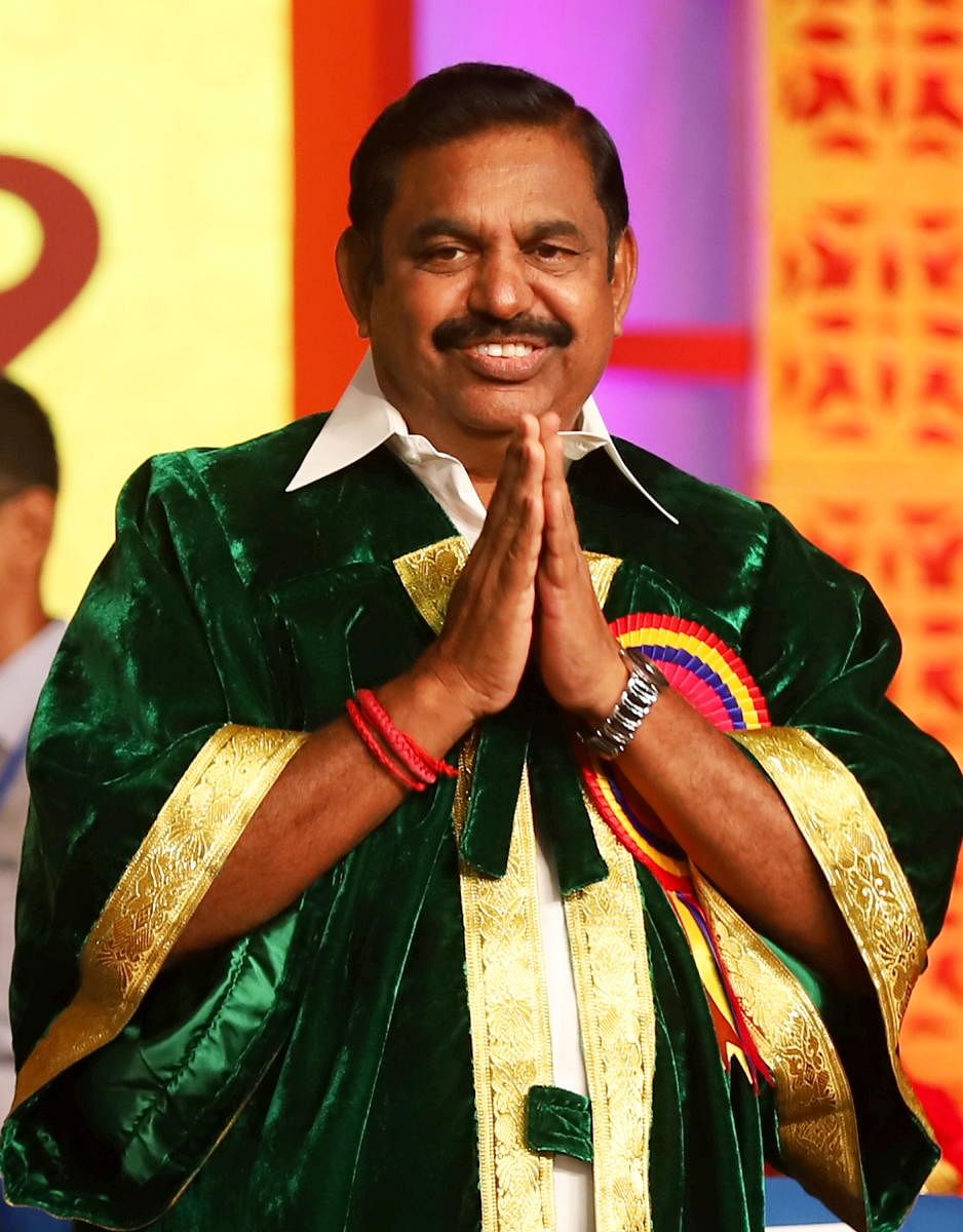 Tamil Nadu Chief Minister K Palaniswami (PTI Photo)