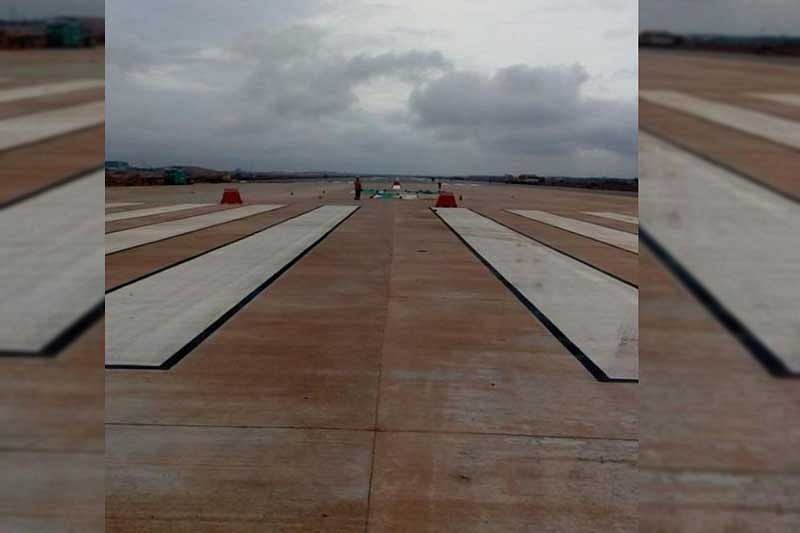 The painting work on the second runway and the taxiway will go on until July 25.