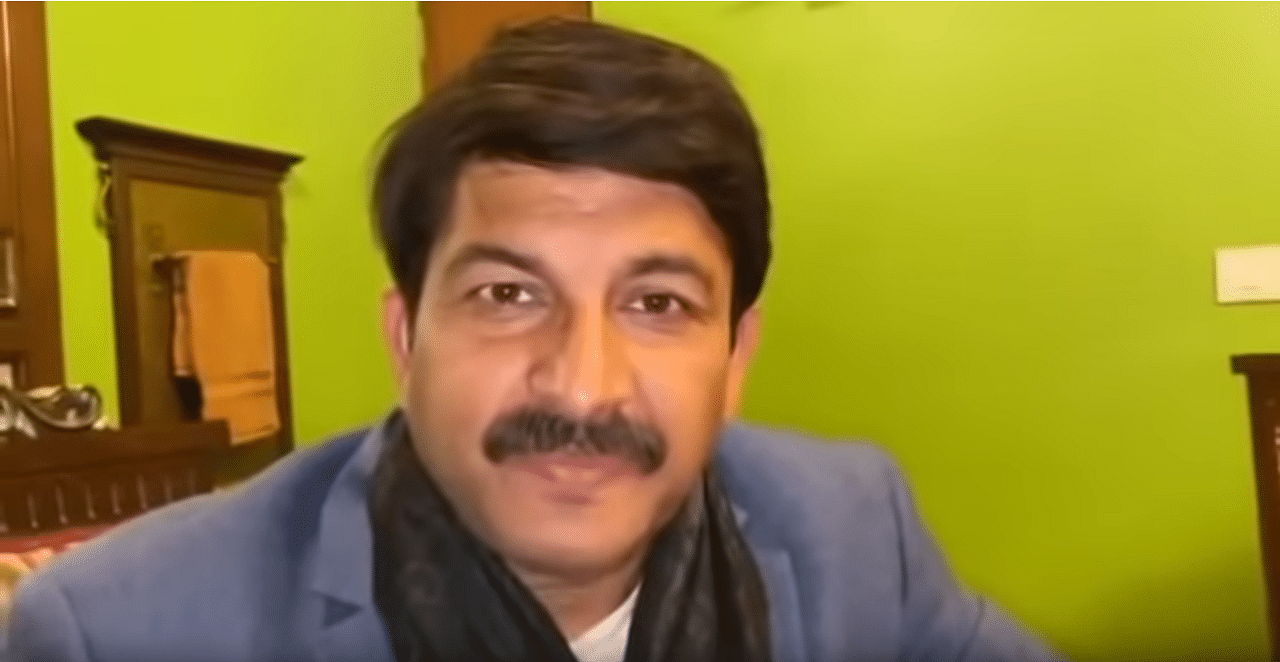 Delhi BJP president Manoj Tiwari appeared to speak in Haryanvi and English in the first use of deepfakes in India in the run up to the Delhi Assembly elections. (Credit: Youtube screengrab/@newsfromindiahere)