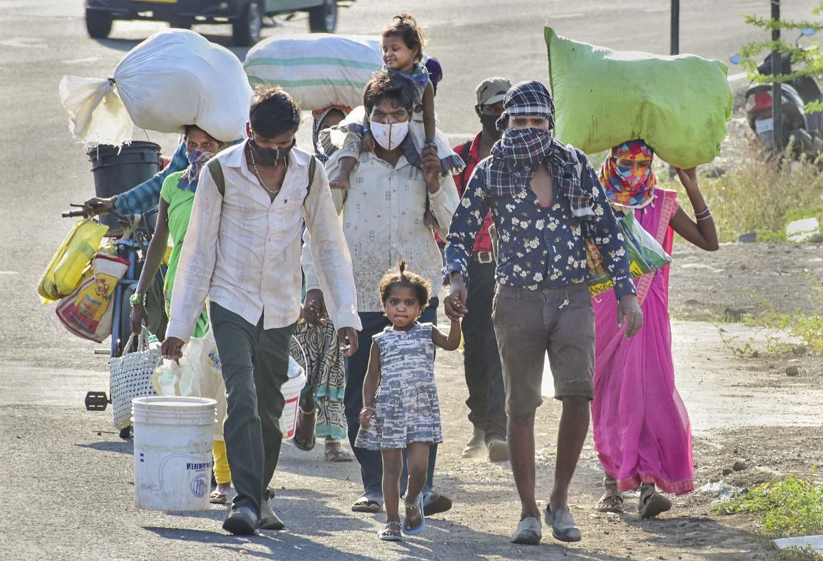 Migrants in Maharashtra (PTI Photo)